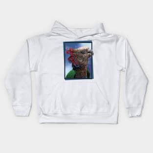 hawk-headed parrot Kids Hoodie